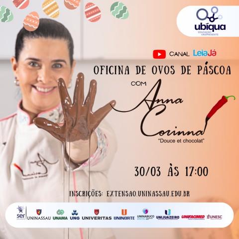 Oficina de Ovos de Páscoa para renda extra com Anna Corinna