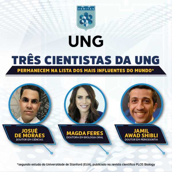 UNG tem três cientistas na lista dos mais influentes do mundo